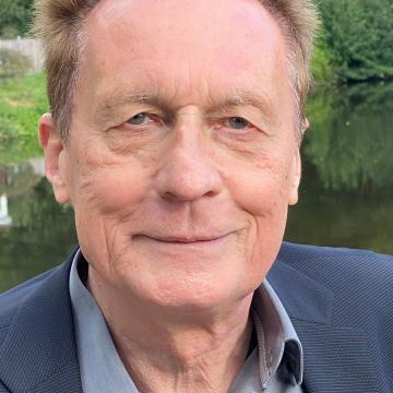 Rolf Sürig am Leinewehr